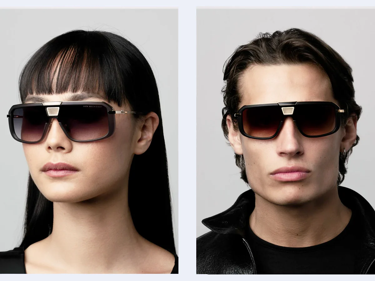 DITA Mach-Eight Sun (Satin Crystal Grey/White Gold) - Image 3